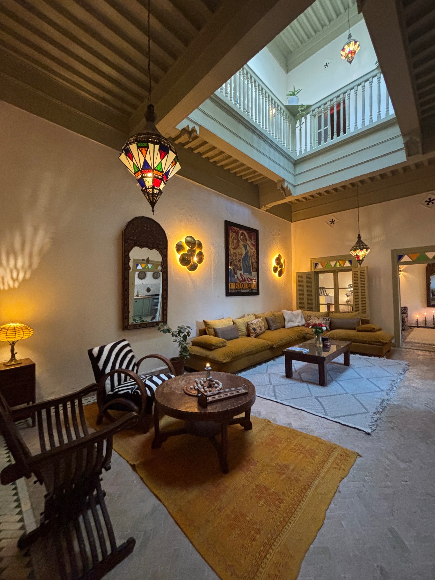 The arched ground-floor hammam and wellness space